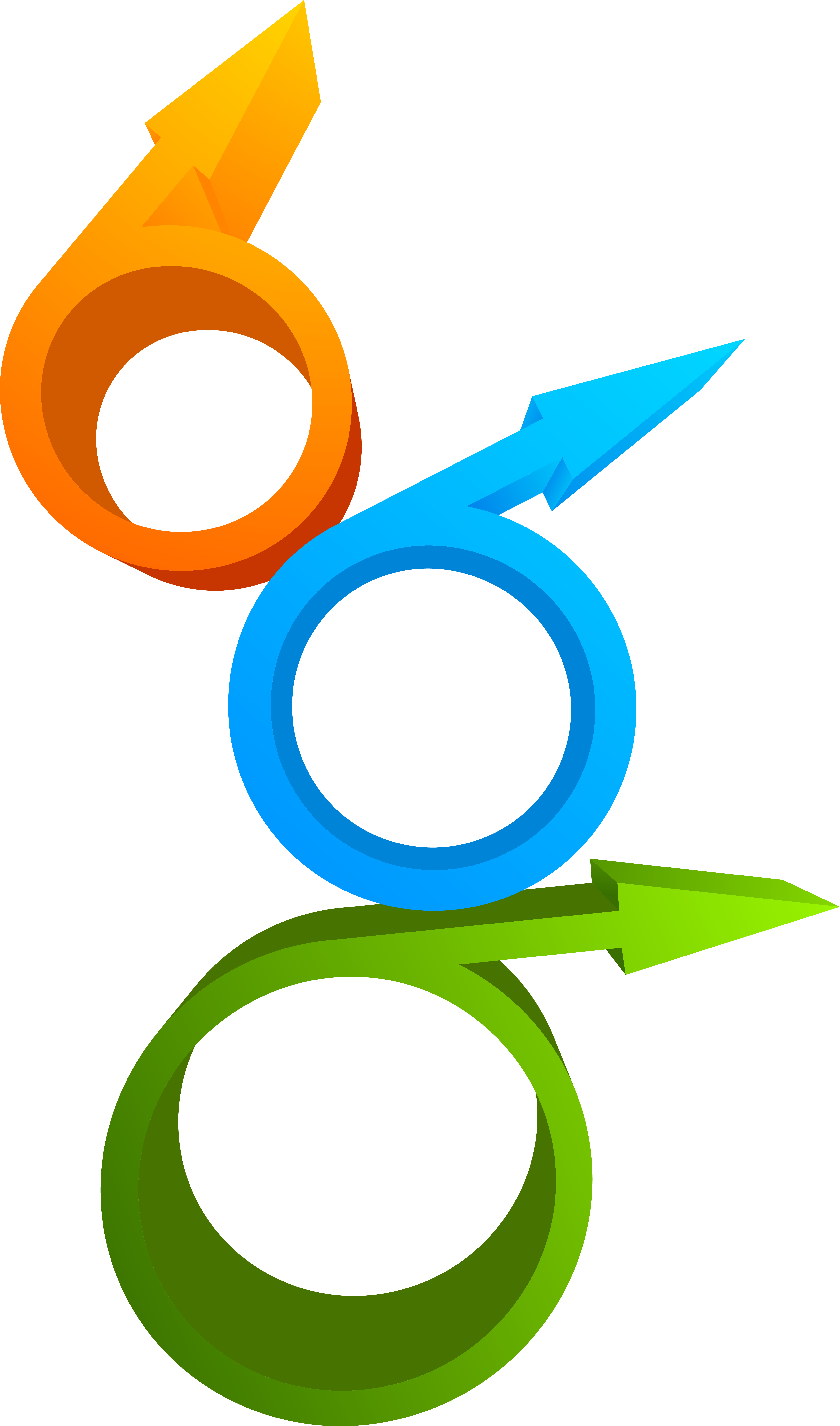 Arrow Poster Geometry Circle - Arrow Poster Geometry Circle (5146x8732)