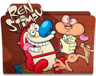 Ren And Stimpy Folder Icon By Darknnysynister - Ren & Stimpy Show, The : Season 1-2 (400x400)