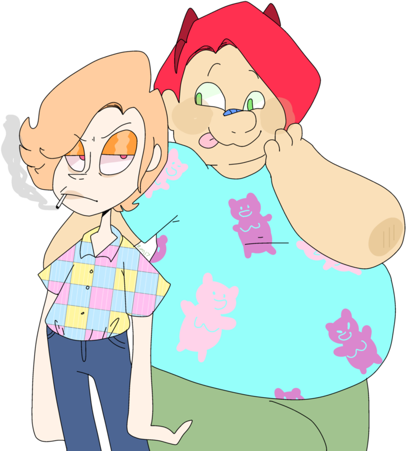 Ren And Stimpy Humans By Pastel-demon - The Ren & Stimpy Show (887x900)