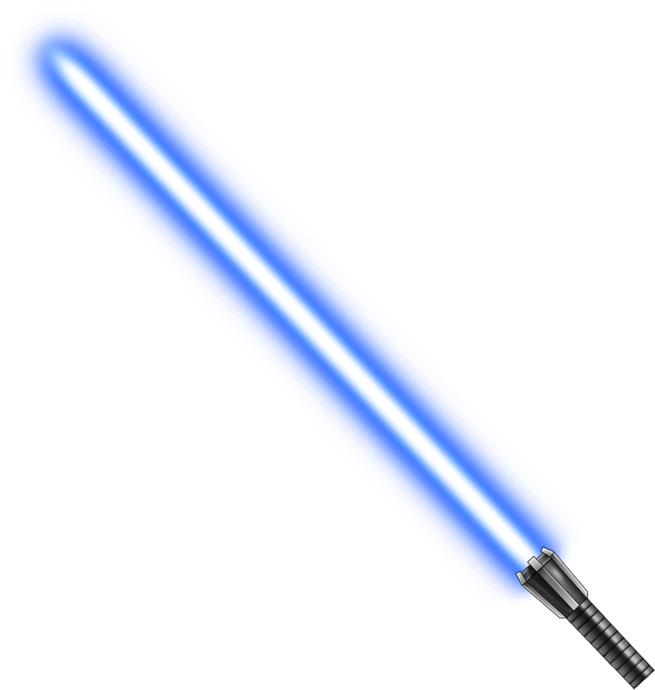 Blue Lightsaber By Mdtartist83 Blue Lightsaber By Mdtartist83 - Anakin Skywalker Lightsaber Png (1024x1048)