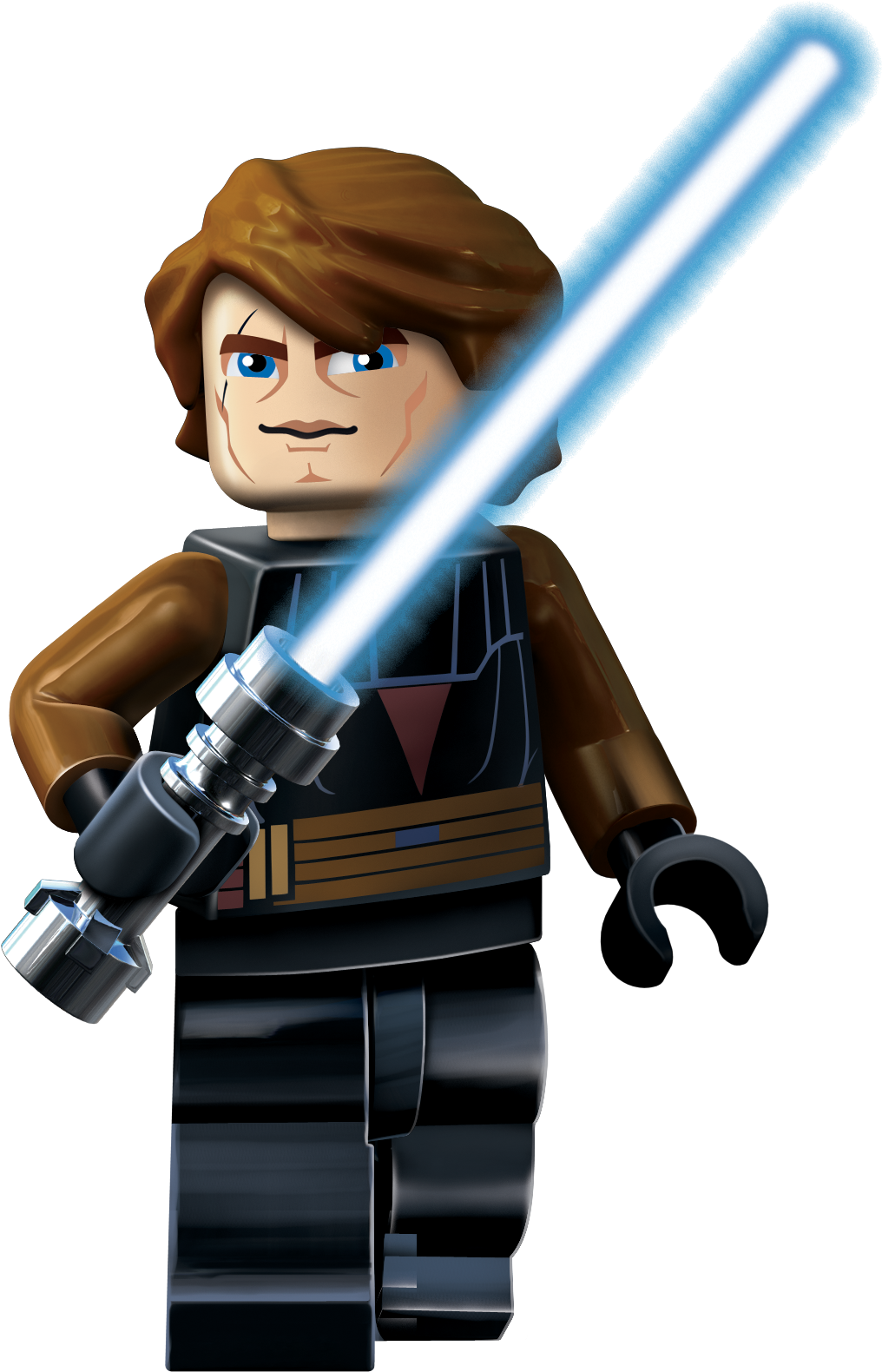 Anakin Skywalker Lego Star Wars Luke Skywalker - Lego Star Wars Png (1139x1624)