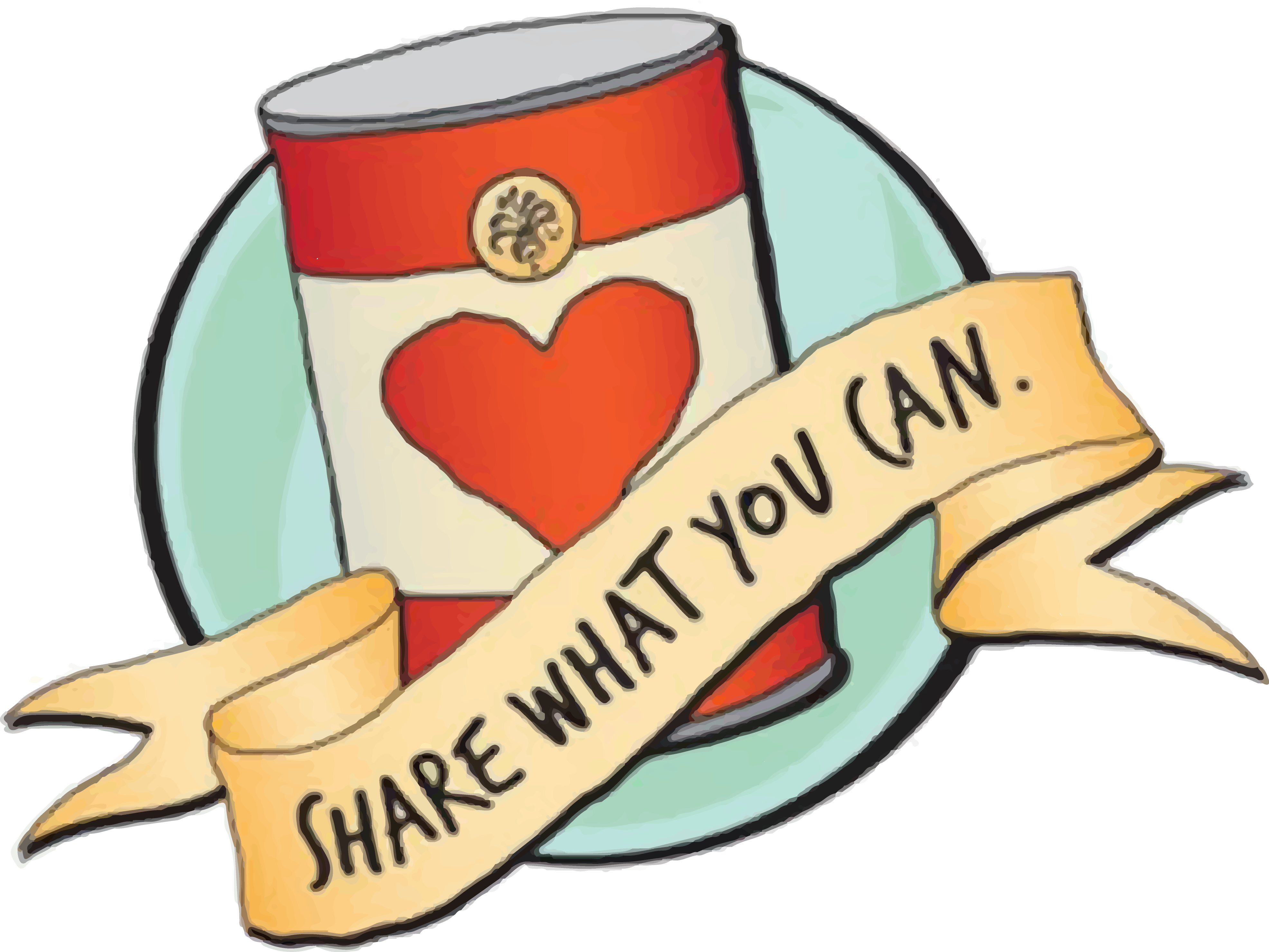 October 1st - 31st - Canned Food Drive Clip Art (3943x2958)