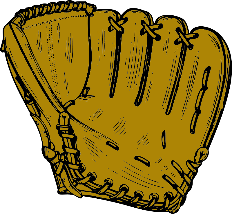 Similar Clip Art - Baseball Glove Clip Art (813x750)