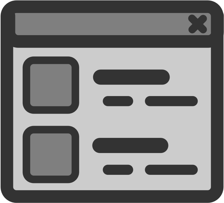 Get Notified Of Exclusive Freebies - Browser Window Icon Svg (800x800)
