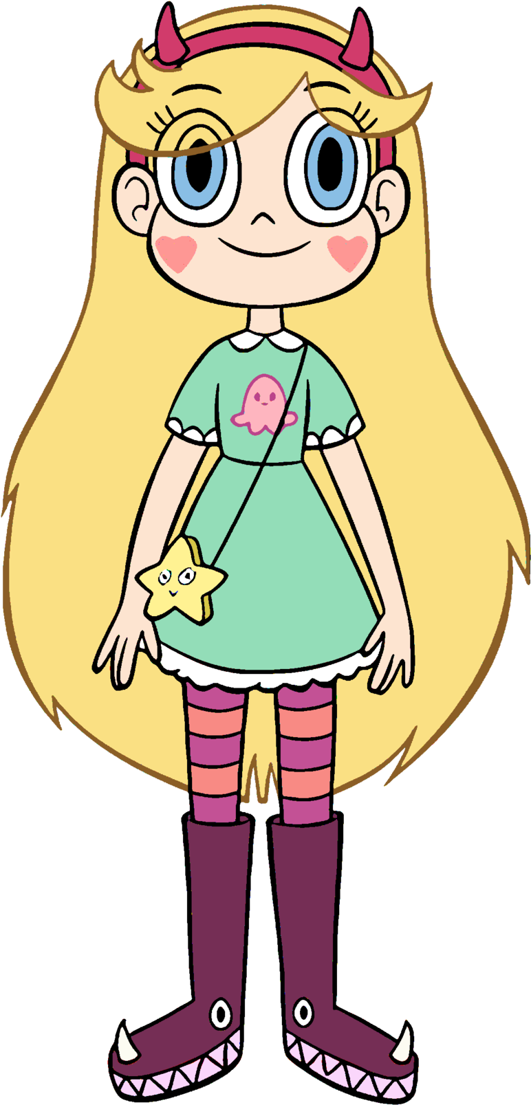Hairyfood 114 7 Star Butterfly Front View By Wholuvcartoons - Star Butterfly Outfits Star Vs The Forces (1024x1808)
