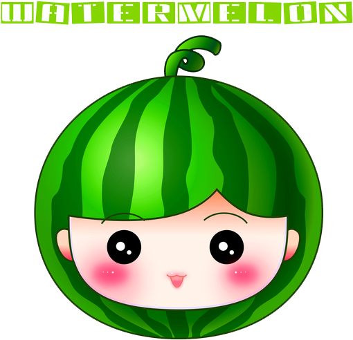 Watermelon Cartoon Illustration - Watermelon Cartoon Illustration (600x620)