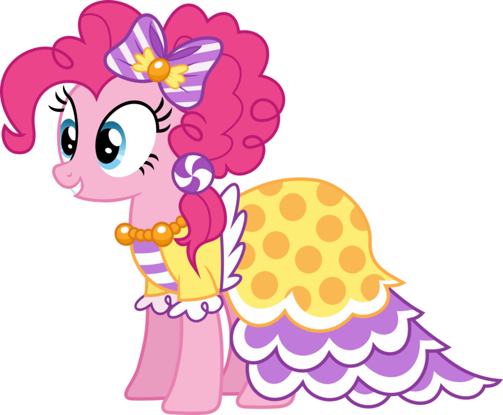 Pinkie In Gala Dress By Magister39 On Deviantart - Mlp Pinkie Pie Dress (984x812)