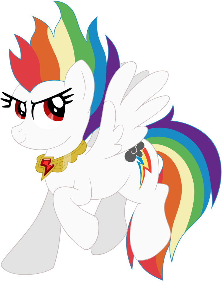 Super Rainbow Dash By Mintystitch - Klonoa (797x1003)