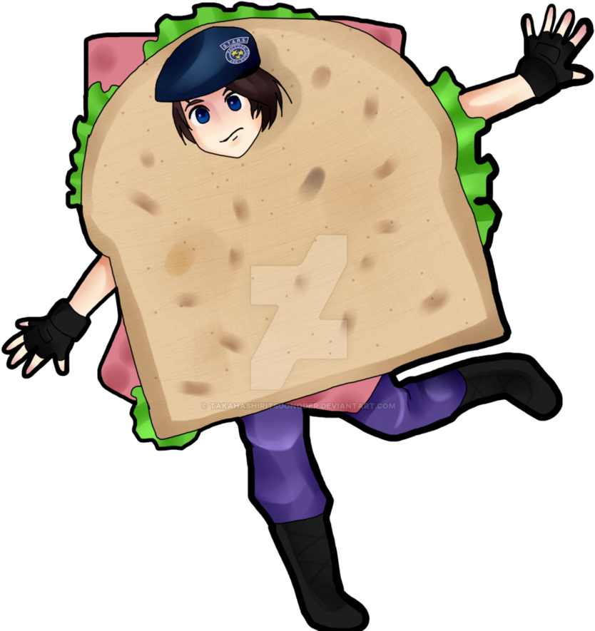 Jill Valentine Sandwich By Takahashiritsuonoder - Art (894x894)
