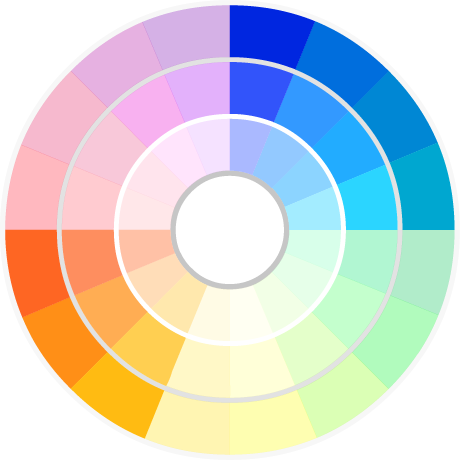 Complimentary Blue & Orange - Circle (460x460)
