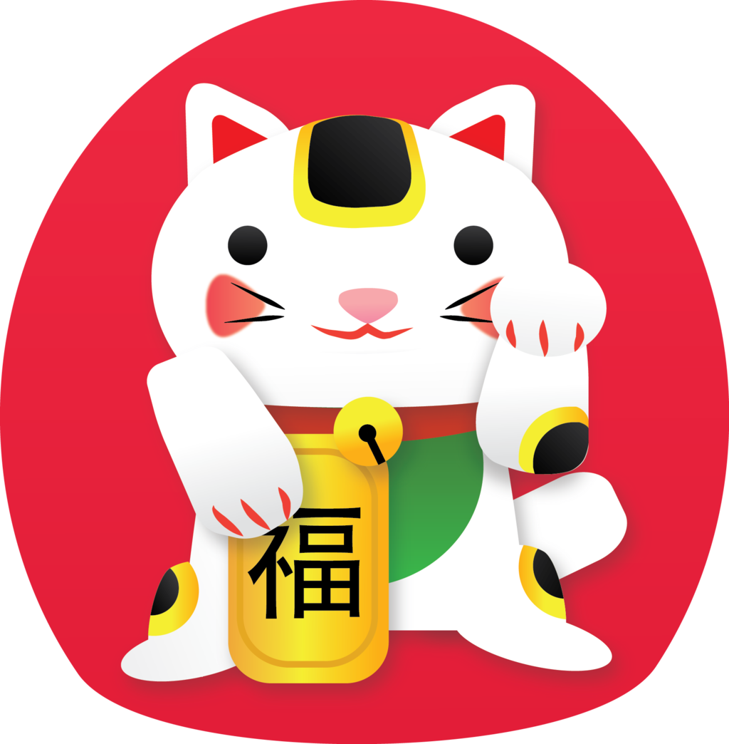 Chinese - Lucky Cat Png (1024x1044)