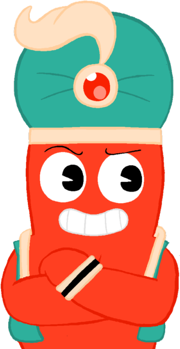 A Lovely Genie Man With A Great Smile - Cartoon (488x750)