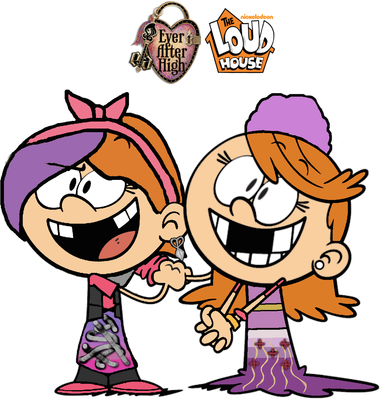 Vampheart410 78 34 Lana And Lola Loud As Poppy And - Loud House Lana And Lola (1600x1500)
