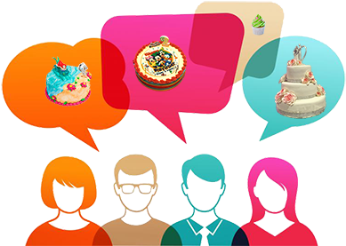 Custom Cake Chefness Bakery Kosher Food - Speech (400x330)