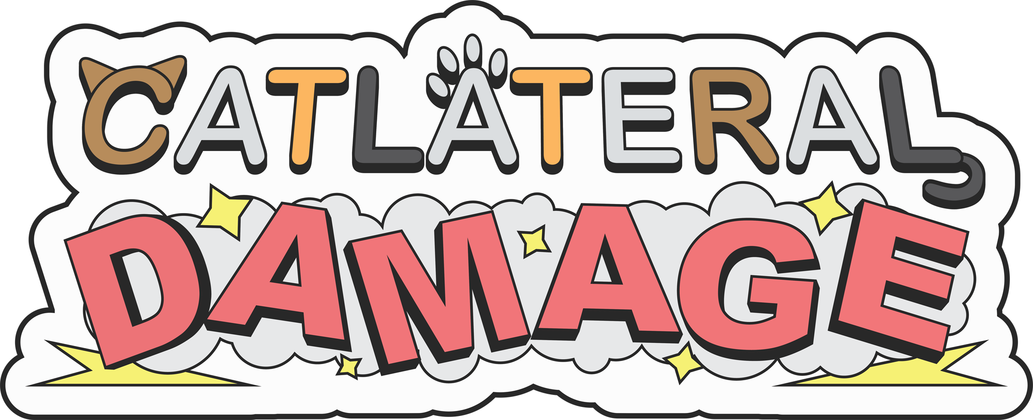 Catlateral Damage - Catlateral Damage Logo (2048x834)