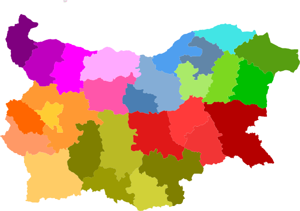 Bulgaria Map Clipart (600x423)