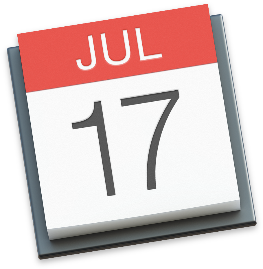 Calendar Png 22, Buy Clip Art - Mac Calendar App Icon (1024x1024)