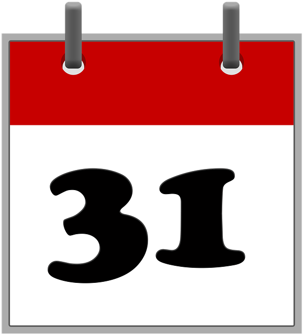 Date Clipart Monthly Calendar - Calendar Day Png Transparent (665x720)