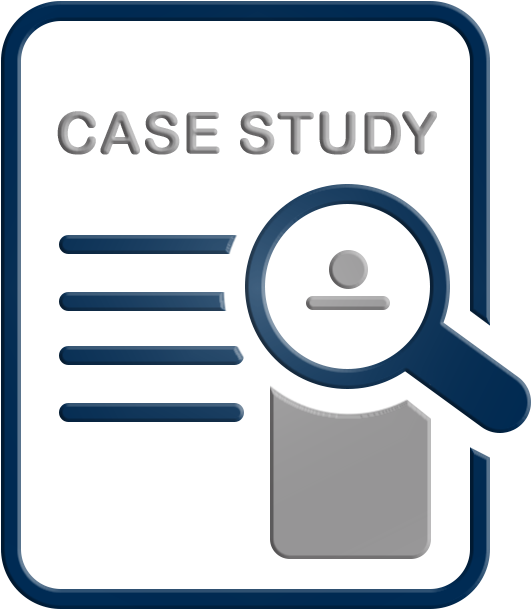 Analysis Clipart Case Analysis - Case Study Symbol Png (558x626)