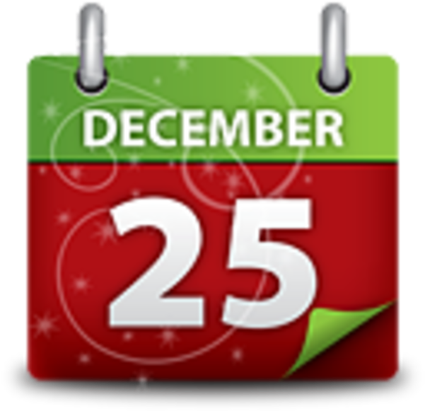 Christmas Calendar Icon Png (600x600)