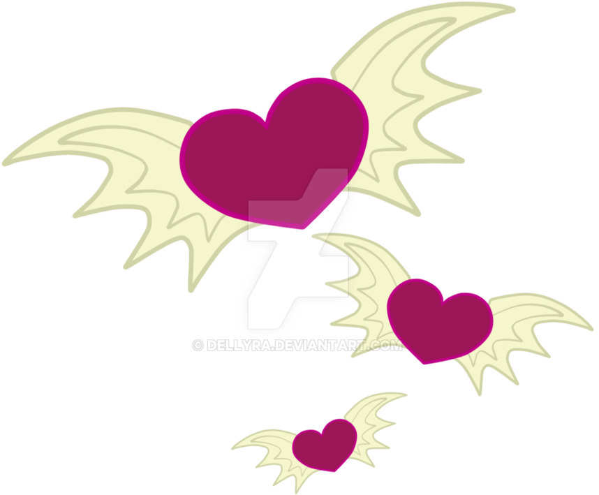 Commission Cutie Mark Bat Heart By Dellyra - Heart (946x845)