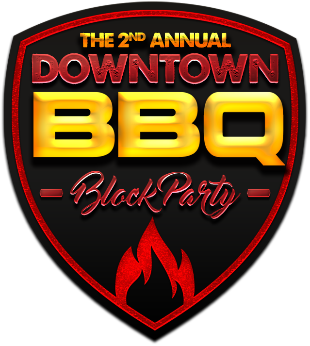 2018 Downtown Bbq Block Party Shield - Barbecue (639x713)