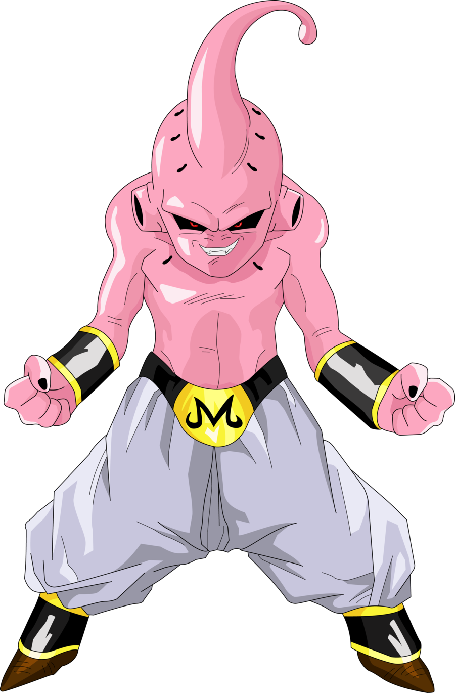 Kejuaraan Ini Diikuti Oleh Goku Yang Sengaja Datang - Dragon Ball Z Kid Buu (900x1370)
