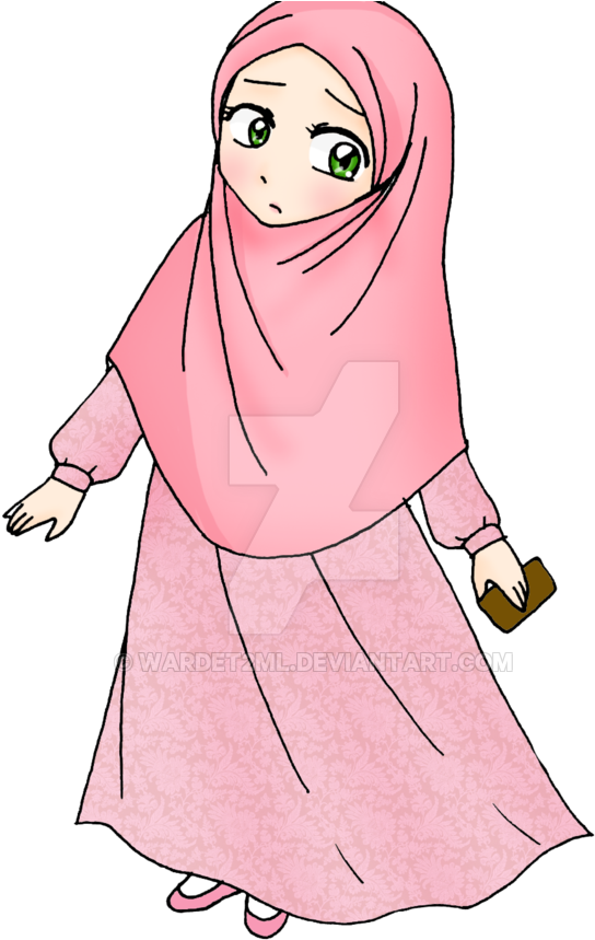 Anime Hijab My Oc By Wardet2ml On Deviantart - Salah (600x909)