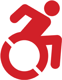 Wheelchair Accessible - Handicap Pavement Marking Dimensions (375x375)