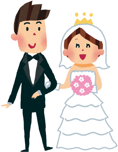 Orang-orang Yang Memiliki Hobi Terkait Dengan Anime - 結婚 イラスト (434x527)