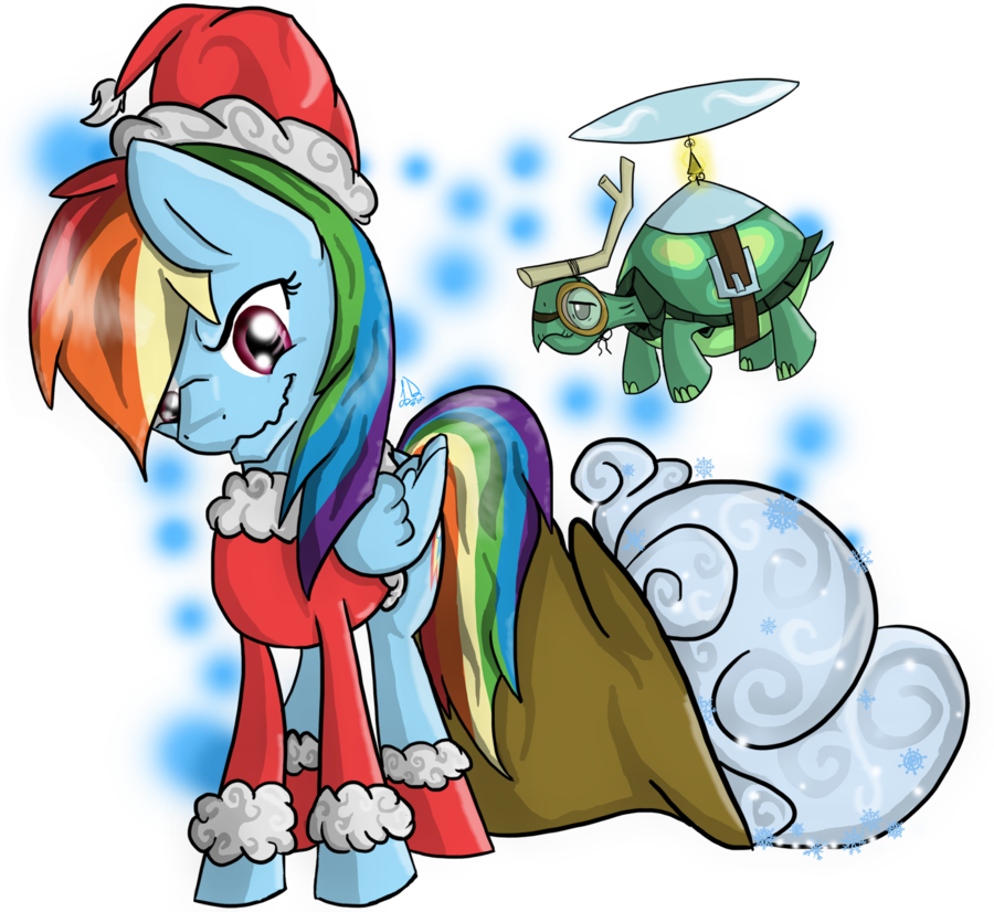 Dashie Stole Chis Winter By Lyx D - Cartoon (900x826)