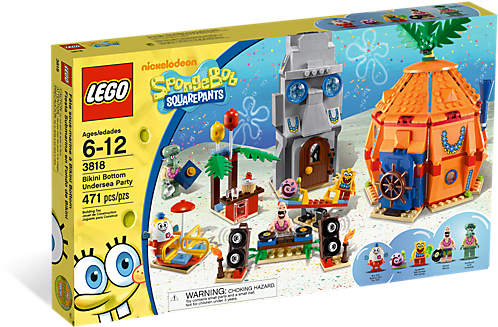Start The Undersea Party In Bikini Bottom At Spongebob&rsquo - Lego Spongebob Squarepants 3818 Bikini Bottom Undersea (600x450)
