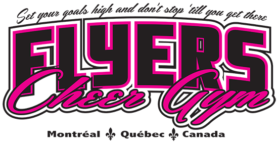 Flyers Cheerleading - Flyers Cheer Logo (600x304)