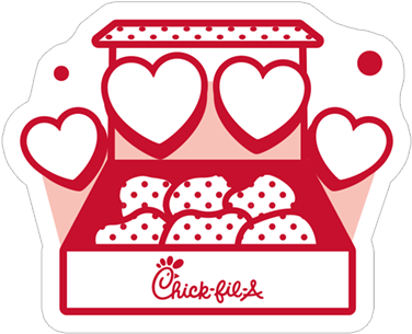 Sticker 2 From Collection «chick Fil A» - Sticker (490x317)