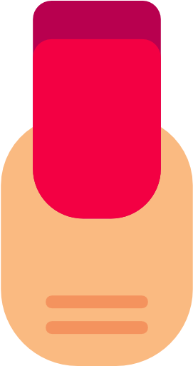 Nail Polish Finger Clip Art - Manicure (512x512)