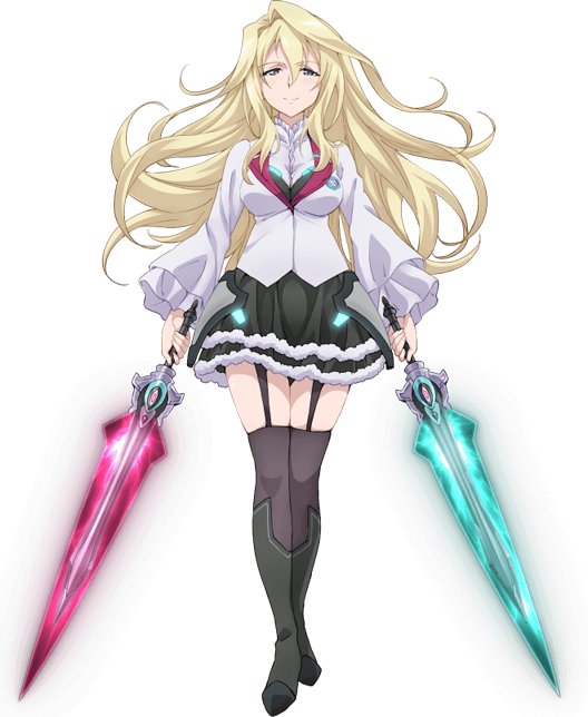 Ketua Osis Dan Orang Kedua Terkuat Di Seidoukan - Asterisk War Characters (528x644)