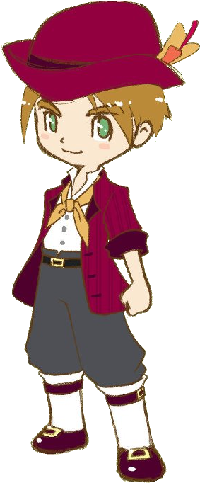 Dirk Adalah Saudara Dari Ivan, Dirk Suka Membantu Joan - Harvest Moon Grand Bazaar Dirk (347x720)