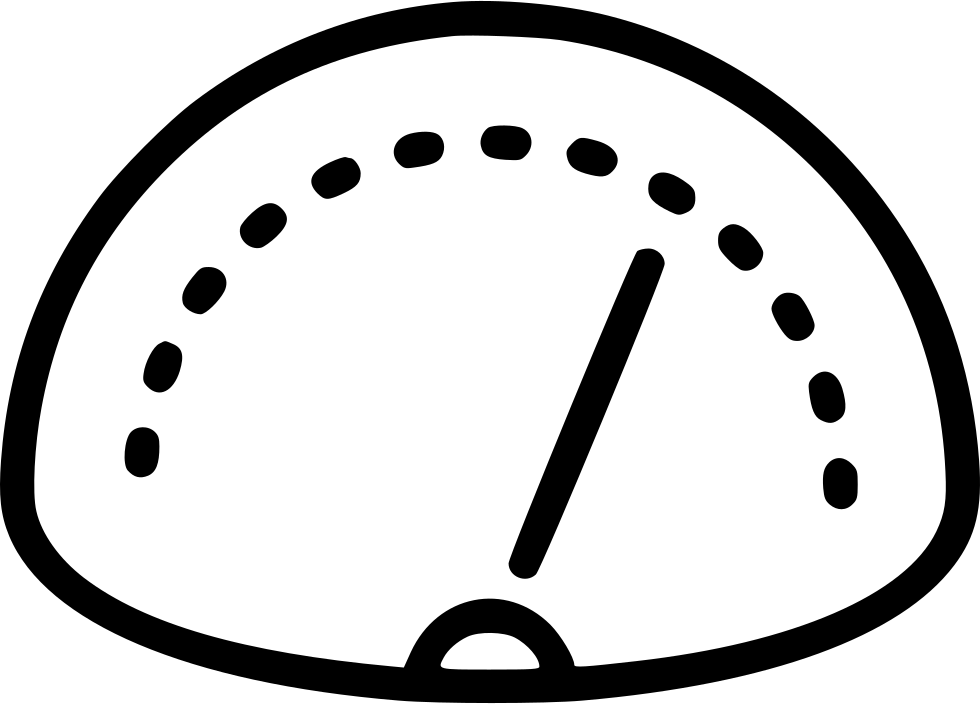 Speedometer Measure Speed Traffic Comments - وکتور اسلیمی دایره ای (980x704)