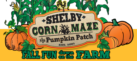Shelby Corn Maze Header Image - Corn Maze Logo (554x248)