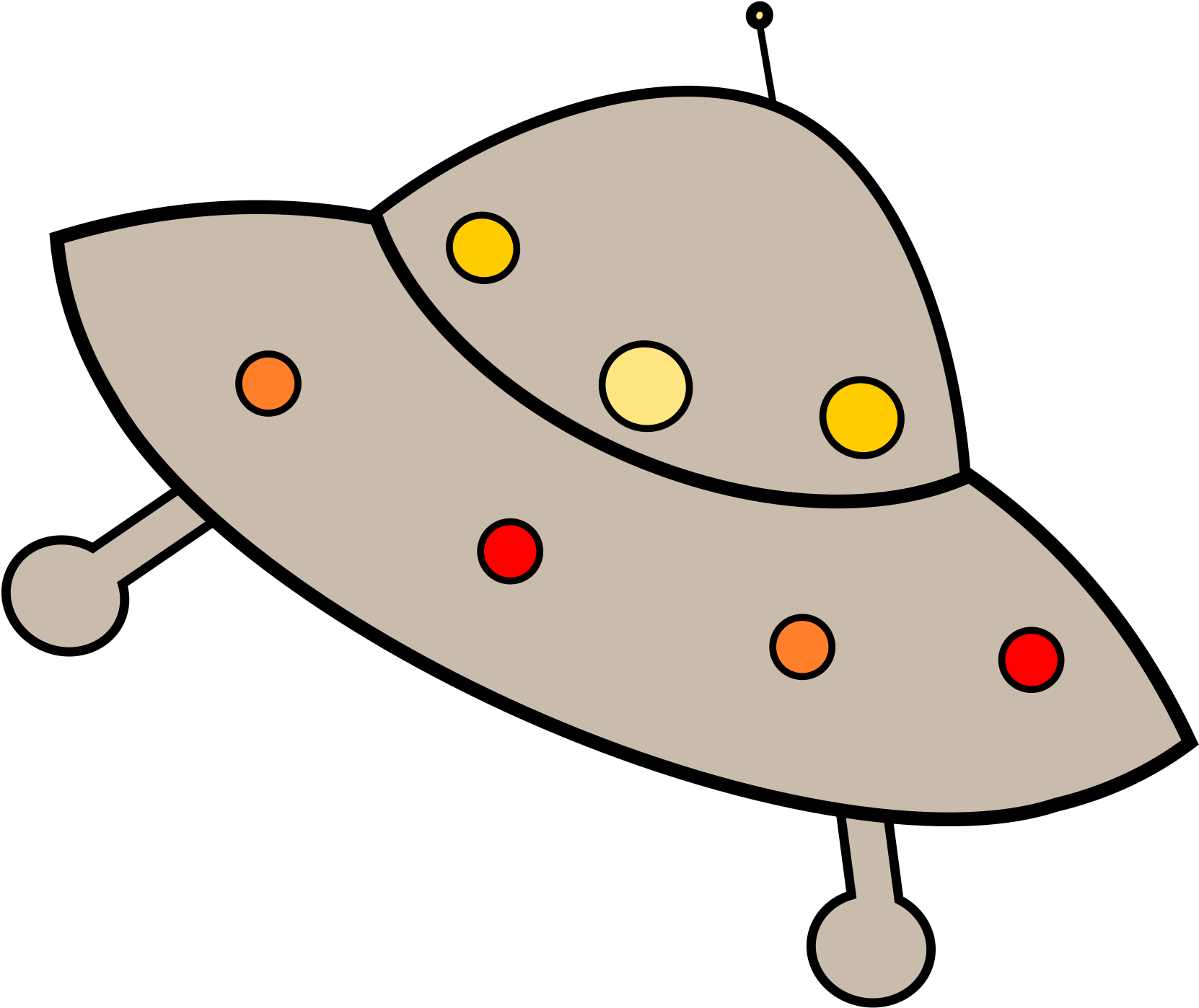 Flying Saucer 1 - Unidentified Flying Object (2400x3394)