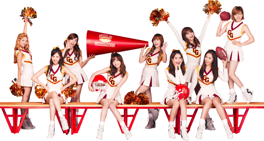 We Got Cheerleaders Too - Png Snsd (900x480)