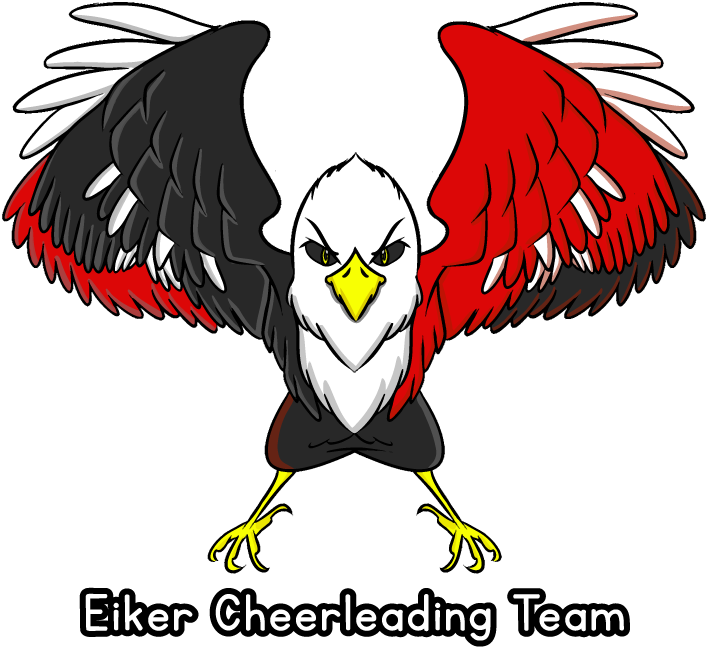 Bold, Playful, Work Logo Design For Eiker Cheerleading - Osprey (900x720)