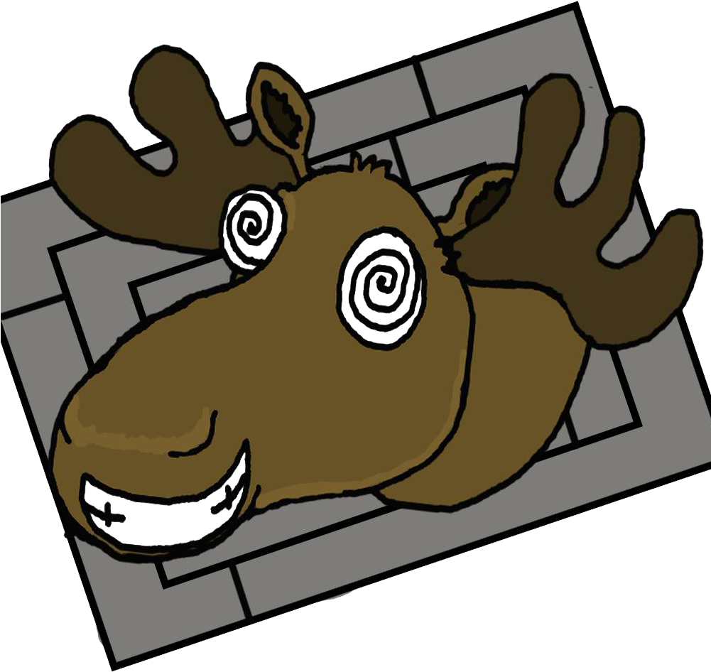 Moose Maze Games - Cartoon (1000x1000)