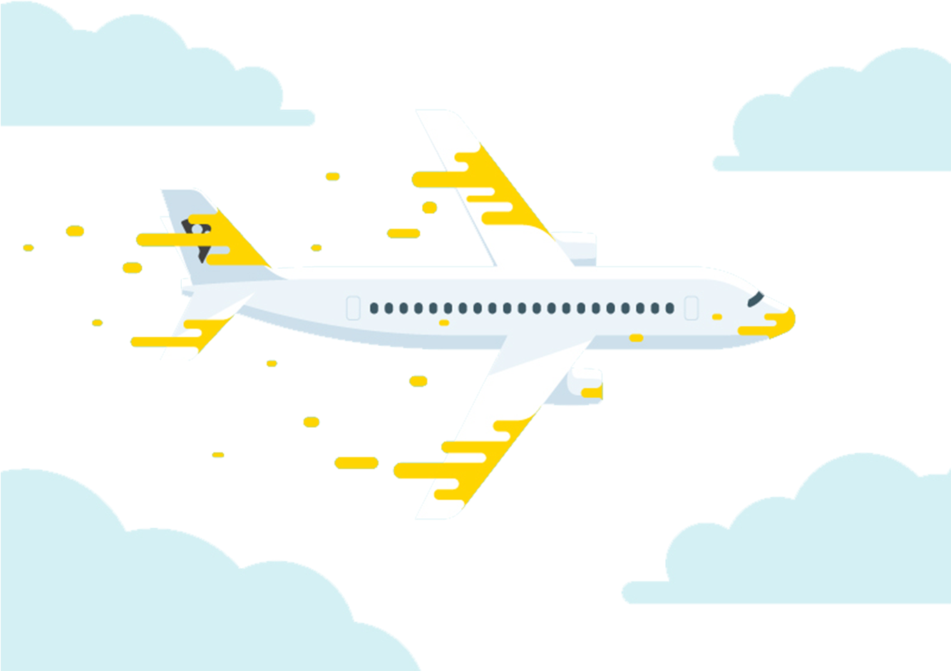 Airplane Aircraft Illustration - Airplane Aircraft Illustration (1333x1000)