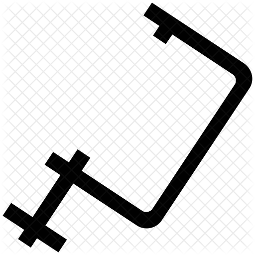 C-clamp Icon - Construction (512x512)