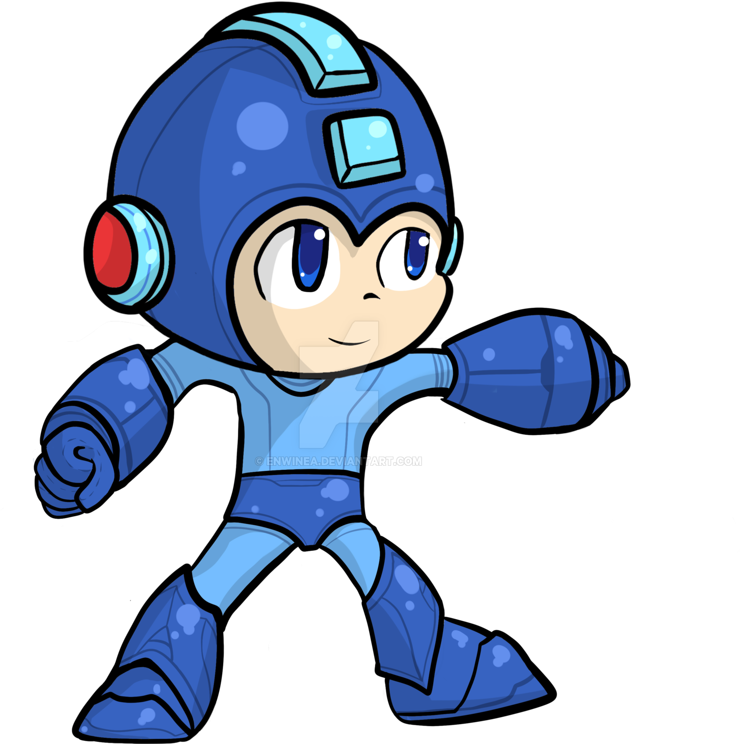 Sonic - Megamna Chibi Png (1600x1600)