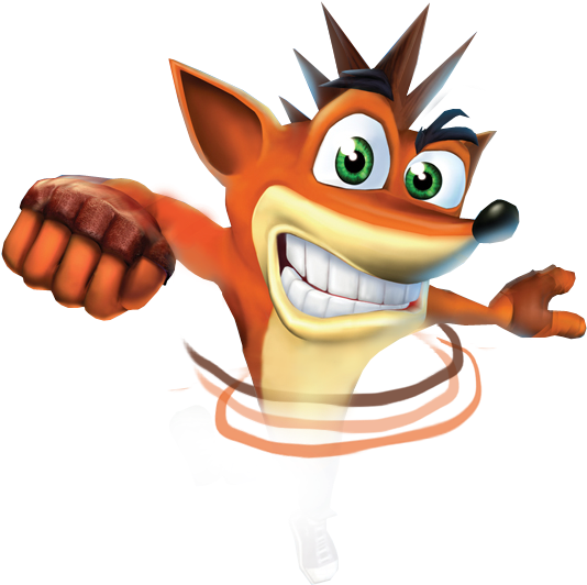 Crash Bandicoot Transparent Background - Crash - Mind Over Mutant (psp) (1024x768)