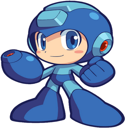 Mega Man - Megaman Powered Up Megaman (420x420)