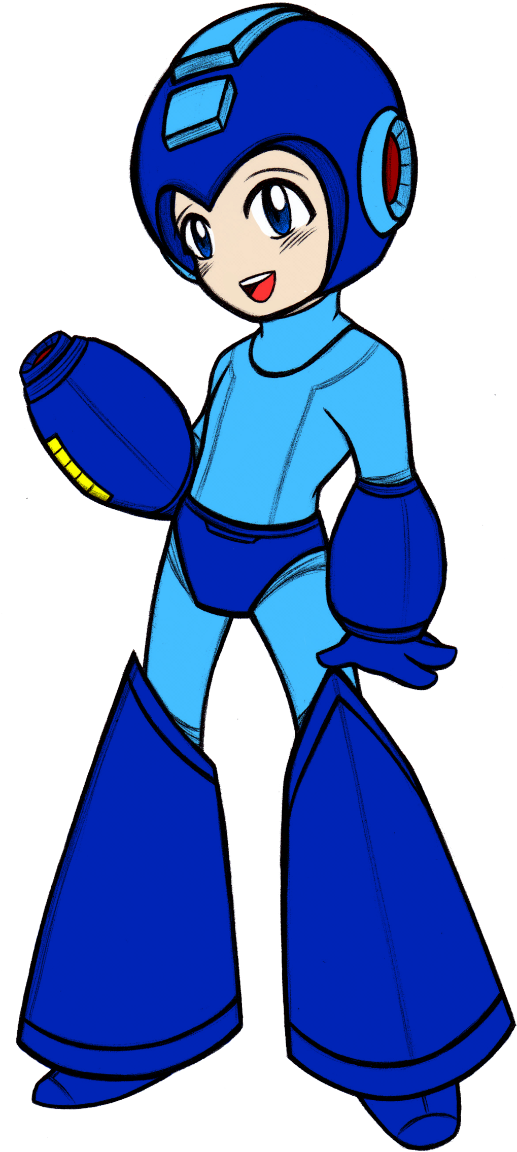 Dln-001 Mega Man By Mewkwota - Dln-001 Mega Man By Mewkwota (1024x2298)