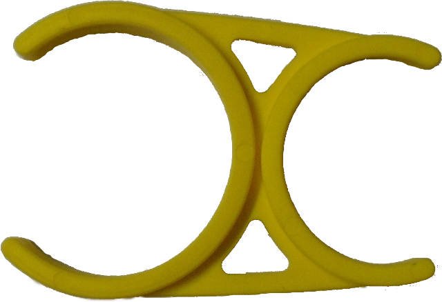 Aeac-7 Yellow Plastic Clamp - Plastic (640x438)